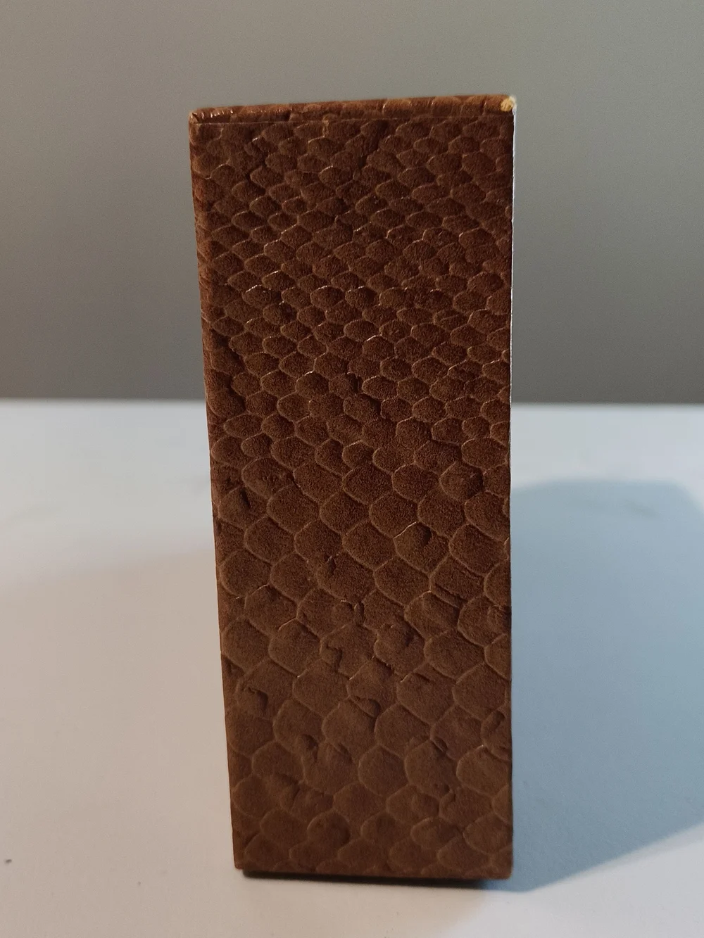 Fabergé Original Vintage Faux Leather Snake Skin Jewelry Box